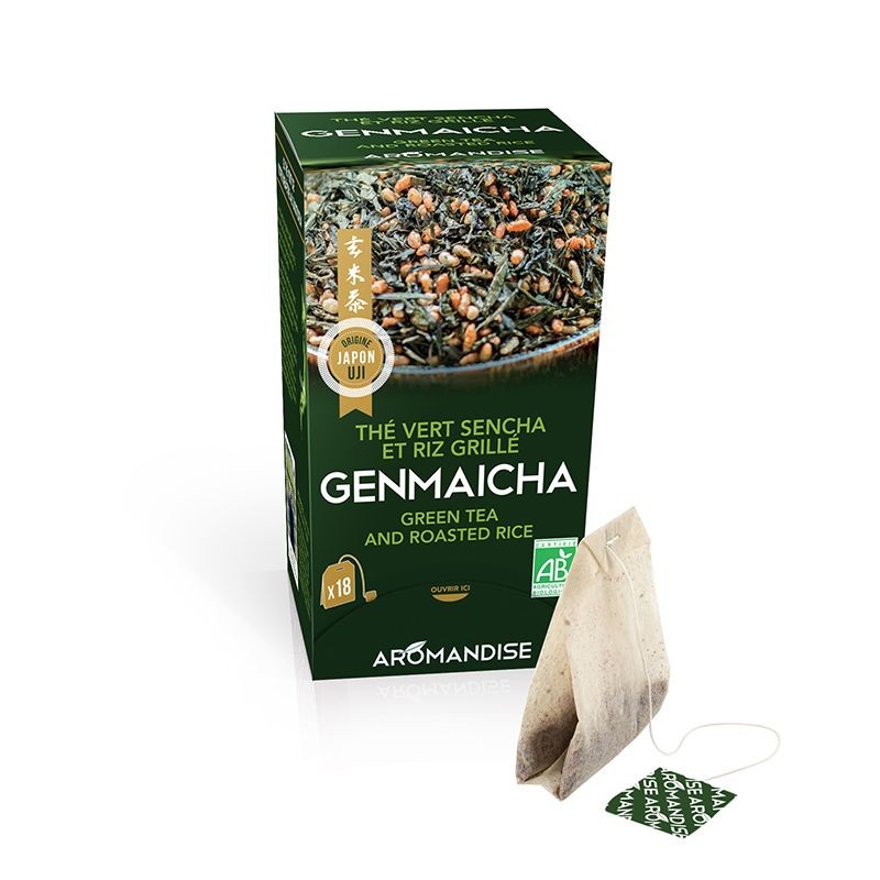 Aromandise Genmaicha thee infusie bio 18x2g - 8401